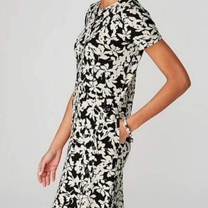 J.Jill knit floral dress with pockets NWT
